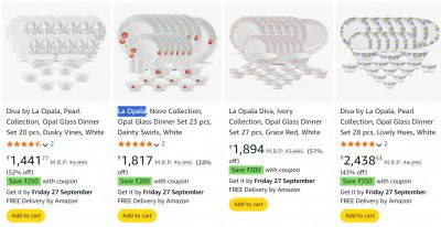 La Opala Dinner Set Apply Coupon