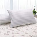 LA VERNE Virgin Microfibre Blown Technology Filled Luxurious Anti Bacterial Cloth Sleeping Pillow Pack of 2 (27X16 Inch) (White)...