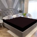 La Verne Water Proof Terry Breathable Cotton Mattress Protector 60 X 78 (Queen, Brown)...