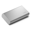 LaCie Portable SSD 500 GB External Solid State Drive - Moon Silver, USB-C, USB 3.2 Gen 2 (STKS500400)...