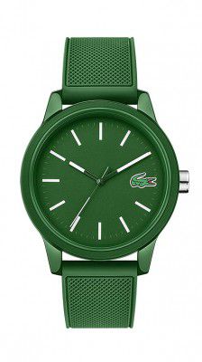 Lacoste L.12.12 Quartz Green Round Dial Mens Watch - 2010985