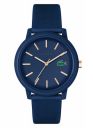 Lacoste Lacoste.12.12 Qtz Basic Blue Round Dial Men's Watch|Blue Silicone Material|Multi Color Band - 2011234...