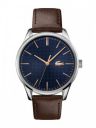 Lacoste Men Blue & Brown Analogue Watch 2011046...