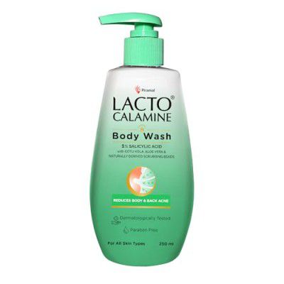 Lacto Calamine 1% Salicylic Acid Body Wash | 250ml | Body Wash Shower Gel For Men & Women