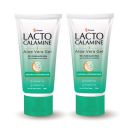 Lacto Calamine Aloe Vera Gel with 99% Pure Natural Aloe Vera, Vitamin E and Glycerin for non-sticky hydration and cooling effect - 150 g - Pack of 2...