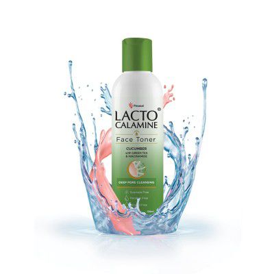 Lacto Calamine Cucumber Face Toner with Green Tea - 120 ml x Pack of 1