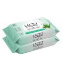 Lacto Calamine Daily Cleansing Face Wipes with Aloe Vera, Cucumber and Vitamin E, White, Pack of 2, 50 Count...