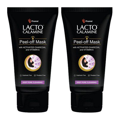 Lacto Calamine Face Peel Off Mask 60 g Pack of 2