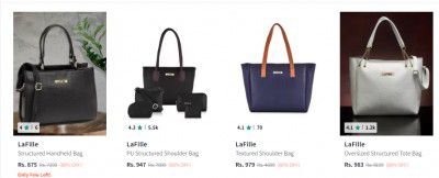 Upto 90% Off Lafille Handbags | Start @ 610