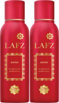 LAFZ Kaveh Halal Body Spray No Alcohol Deodorant Spray - For Men  (300 ml, Pack of 2)