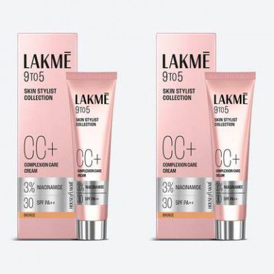 Lakmé 9 to 5 Complexion Care Face Cream Foundation (Bronze, 60 g)