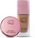 Lakmé 9 to 5 Primer+Matte Pwdr Compact Rose Silk + Perfect Cover Foundation Warm Beige  (2 Items in the set)...
