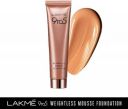 Lakmé 9 to 5 Weightless Mousse Foundation  (03 beige caramel, 25 g)...