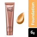 Lakme 9 to 5 Weightless Mousse Foundation Mini, Beige Vanilla, Natural Matte Finish Cream Foundation - Long Lasting Full Coverage Face Makeup, 6 g...