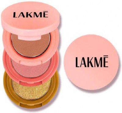 Lakmé 9to5 Eyeconic Shadow Stack - 7gm  (NudeBomb)