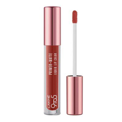 LAKMÉ 9To5 P+M Liquid Matte Lip Color Mb4 Brick Nude