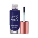 LAKMÉ 9To5 Primer + Glossy Finish Nail Colour|| Summer Blue||6 Ml...