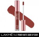 Lakmé 9to5 Primer + Matte Liquid Lip Color  (MB2 Intense Latte, 4.2 ml)...