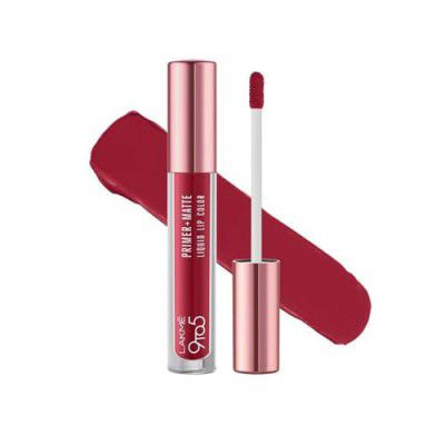 Lakmé 9to5 Primer + Matte Liquid Lip Color MP3 Dusty Rose