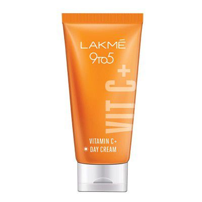 LAKMÉ 9To5 Vitamin C+ Day Cream with 98% Pure Vitamin C complex, to reduce Skin dullness and Glowing Skin, 50g : Amazon.in: Beauty