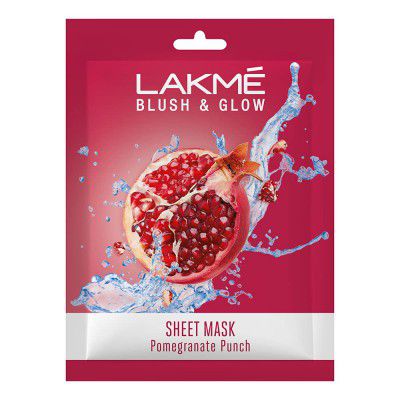 Lakmã© Blush & Glow Pomegranate Sheet Mask 25Ml