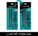 Lakmé Eyeconic Kajal Twin Pack  (Deep Black, 0.7 g)...
