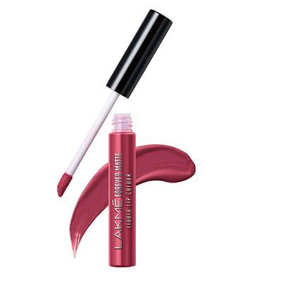 Lakmé Forever Matte Liquid Lip Colour, Pink Glam, 5.6 ml
