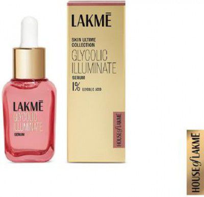 Lakmé Glycolic Illuminate Serum with 1%Glycolic Acid Reduces Dullness&Improves Texture - 30 ml