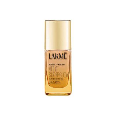 Lakme Makeup+Skincare VitC Superglow Skin Perfecting Tint Warm Crème W120 25ml