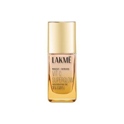 LAKMÉ Natural Makeup For All Skin Type+Skincare Vitc Superglow Skin C100 25Ml 1 Count
