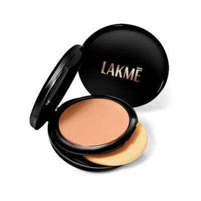 LAKMÉ Showstopper Collection Unreal Dual Cover Pressed Powder, Rose Creme 02, 9 G - Oily, Natural