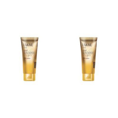 LAKMÉ Sun Expert Spf 30 Pa++ Ultra Matte Lotion Sunscreen, Blocks Upto 97Percent Harmful Sunrays For Normal Skin, 50 Ml (Pack Of 2)