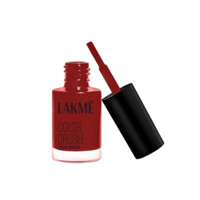 LAKMÉ True Wear Color Crush Glossy Finish Nail Polish, Long Lasting & Vibrant Nail Paint, 102, 6Ml