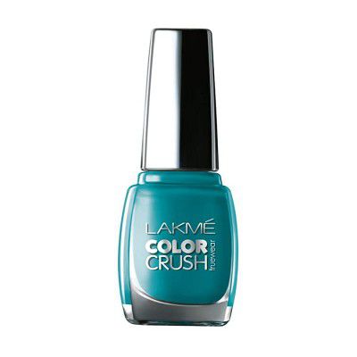 Lakmé True Wear Color Crush Nail Color, Blue 27, 9ml