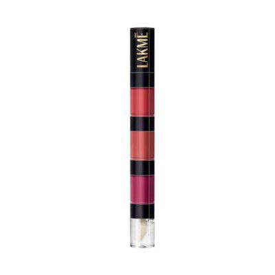 LAKMÉ Ultimate Glam 4 In 1 Matte Lip Stack, Nice Nudes 4Ml