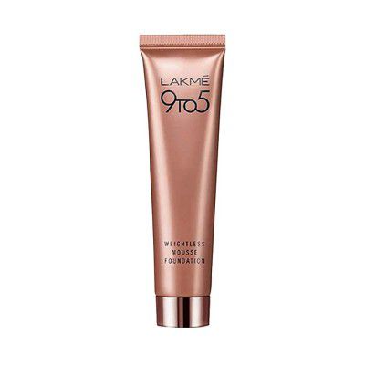 Lakme 9 to 5 Weightless Mousse Foundation, Beige Vanilla, 25g