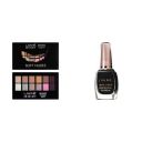 Lakme Absolute Infinity Eye Shadow Palette, Soft Nudes, 12 g and Insta Eye Liner, Black, 9ml...