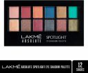Lakme Absolute Spotlight Eye Shadow Palette 12 g (Smokin Glam)...