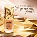Lakme Be-Jewel Luminous Skin Tint | With Light-Reflecting Polymers |Up To 2X Luminous Glow |Cool Cocoa - 25ml...