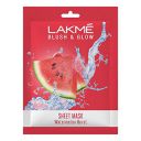 Lakme Blush & Glow Watermelon Sheet Mask, 25 ml...