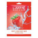 Lakme Blush & Glow Strawberry Sheet Mask | 25 ml...