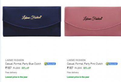 Lakme Fashion Handbags & Clutches Stars ₹247