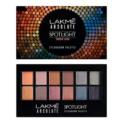 LAKME Glitterati Chroma Chic Eye Shadow Powder Velvet Palette | Stilettos | 12 g, Multicolor