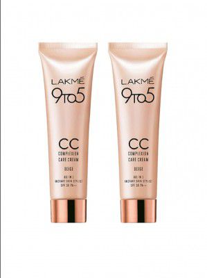 Lakme Set of 2 Beige 9 to 5 Complexion Care Cream