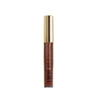 LAKME SuperglowVIT C, Glossy Glass Shine Lip Gloss, CocaBrownC4, 4 ml