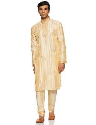 LAKSHYA Men's Art Silk Kurta Pyjama (Pack of 2)