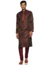 LAKSHYA Men's Art Silk Kurta Pyjama (Pack of 2)...