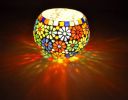 Lal Haveli Traditional Mosaic Mini Plant Holder & Votive Diwali Candle Holders 5 Inch...