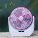 Lalsons High Speed Rechargeable Table Fan with LED Light, For Home, Office Desk, Kitchen 5 Star 1400 mm Ultra High Speed 3 Blade Table Fan  (Pink, Pack of 1)...
