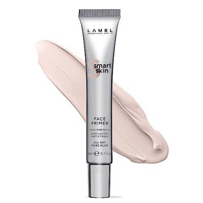 Lamel- Smart Skin Face Primer ?401-Transparent | Moisturised and Smooth Skin Pore Erasing | Hydrating | Long-Lasting & Matte Finish | Natural Color| 20ml